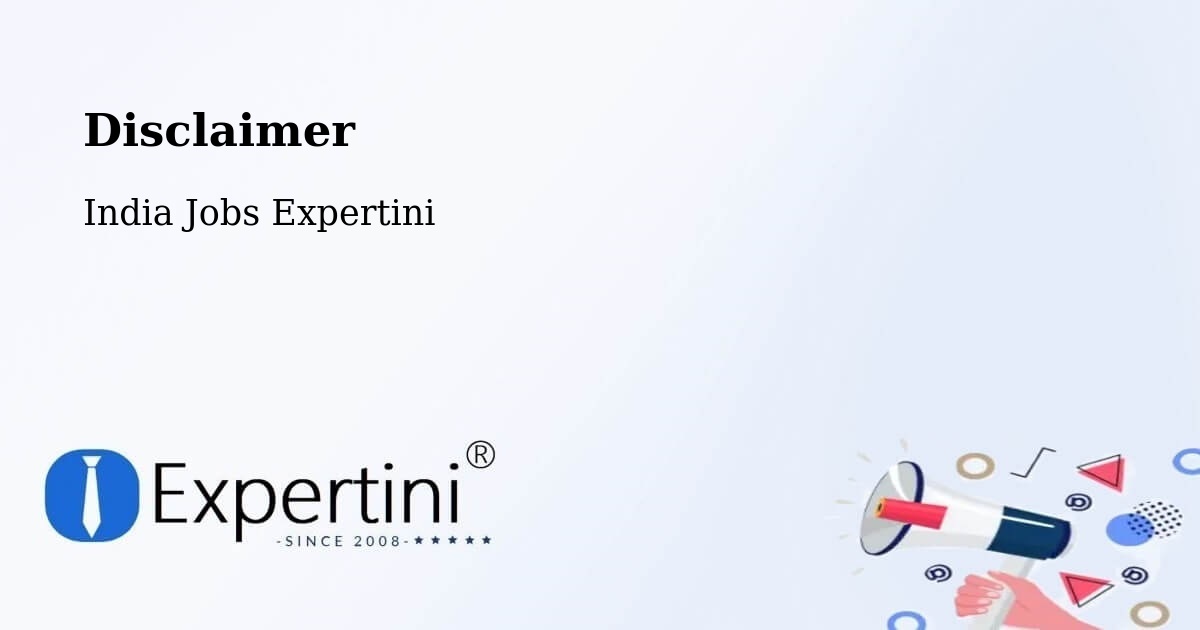 Disclaimer – Kanigiri - India Jobs Expertini